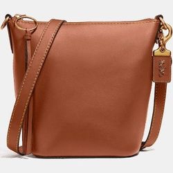 GENUINE COACH DUFFLE PEBBLE BUCKET BAG (NWT)