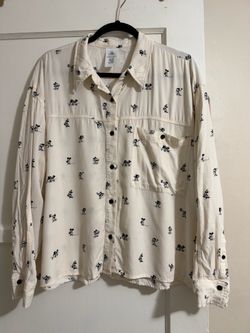 Disney Mickey Mouse Button-Up Shirt