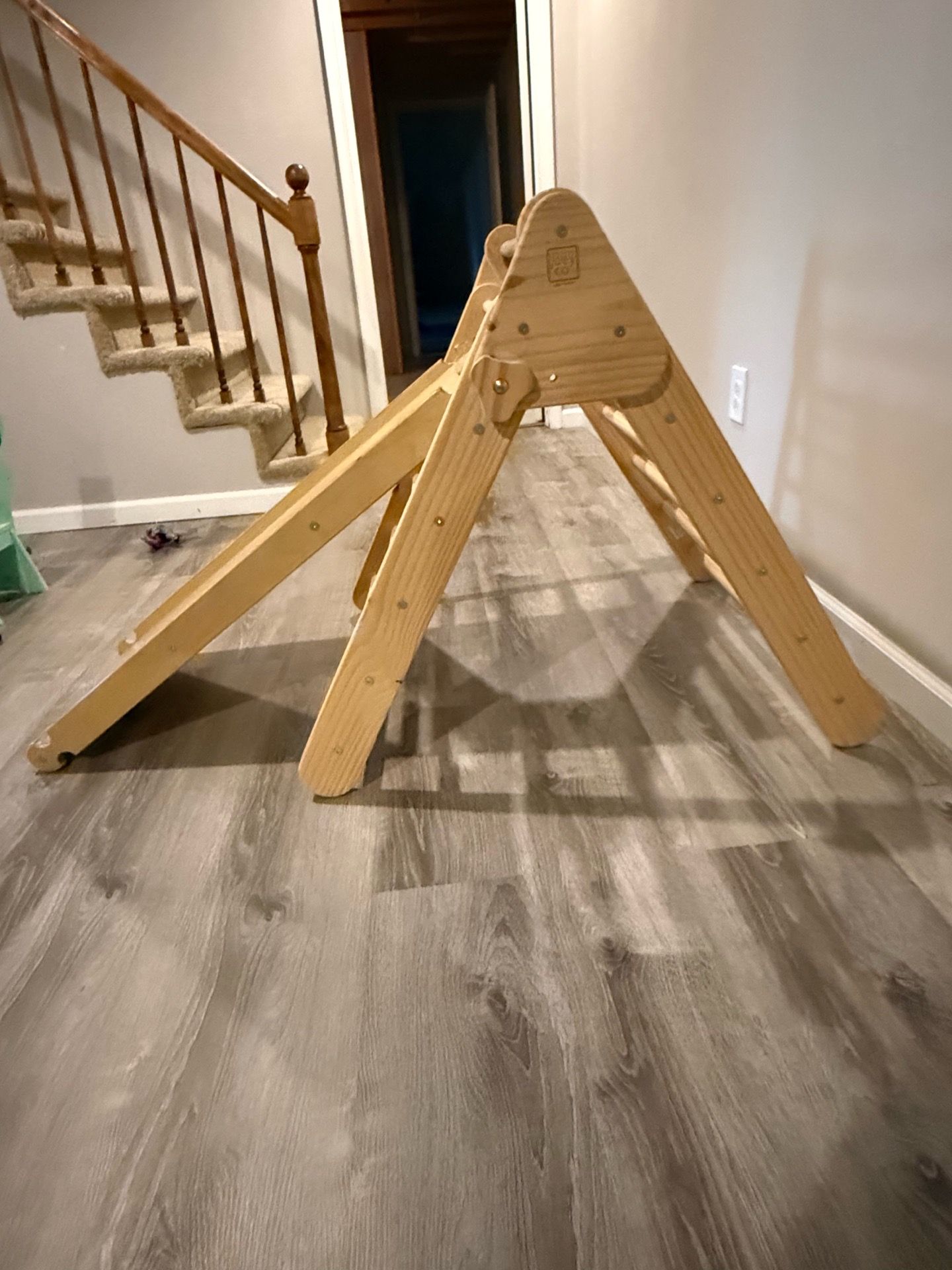 Toddler Climbing Triangle with Reversible Slide