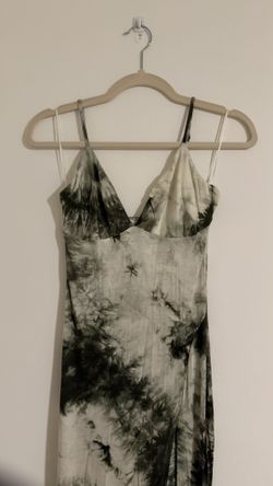 Fashion Move Green & Cream Maxi Dress 