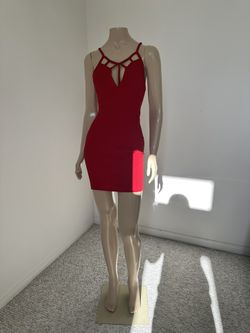 Hot Red Dress Used Size S