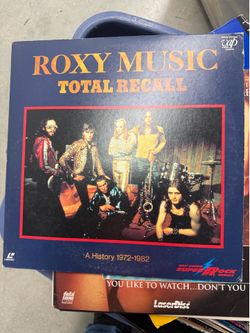 Roxy Music TOTAL RECALL (LaseDisc) from Japan (Used)(Good Condition)