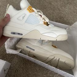 Jordan 4 Metallic Gold Mens Size 10