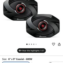 PIONEER P.R.O. Series TS-6900PRO 6" × 9"