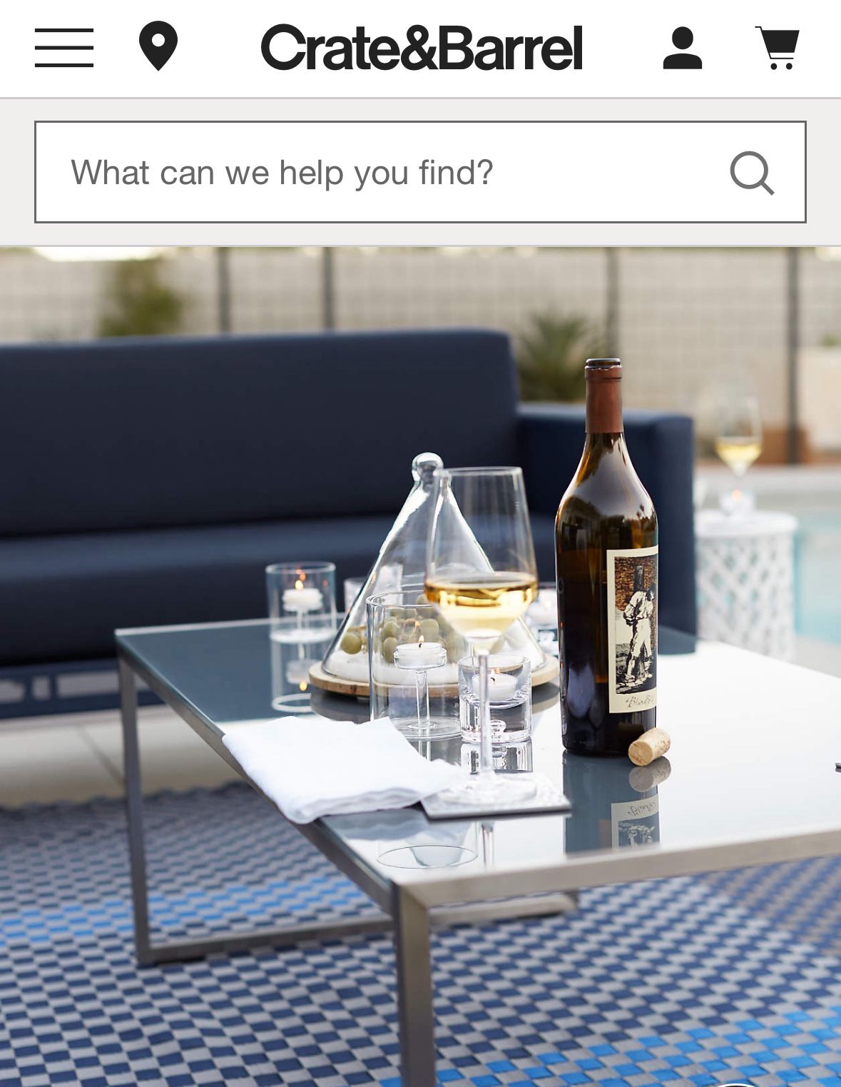 Crate & Barrel Dune Coffee Table - Thumbnail 2