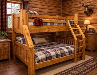 Solid Wood Twin over Full Bunk Bed