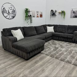Gray Sectional Couch - Free Delivery