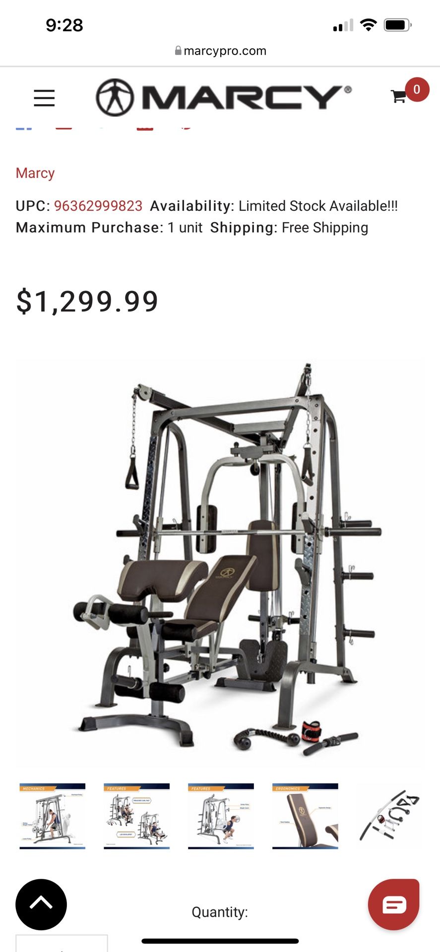 Complete Home Gym, Marcy Smith Machine / Cage System | MD-9010G