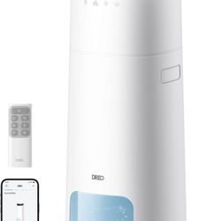 Dreo 16L Smart Humidifier Large Room 1000 ft², 130H Cool Mist Air Humidifiers for Bedroom Plants Baby, Top Fill, Remote/Touch/Voice & APP Control, Sel