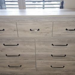 Gray Bedroom Bureau- Practically New