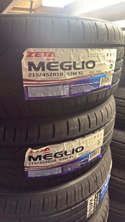 Zeta Meglio 215/45ZR18 93W XL Tires