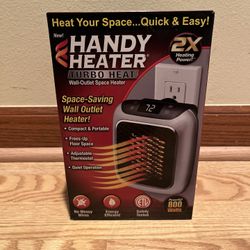 Handy Heater Turbo 800 Wall-Outlet Space Heater