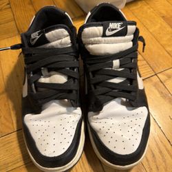 nike dunk low black and white panda men 9 no box