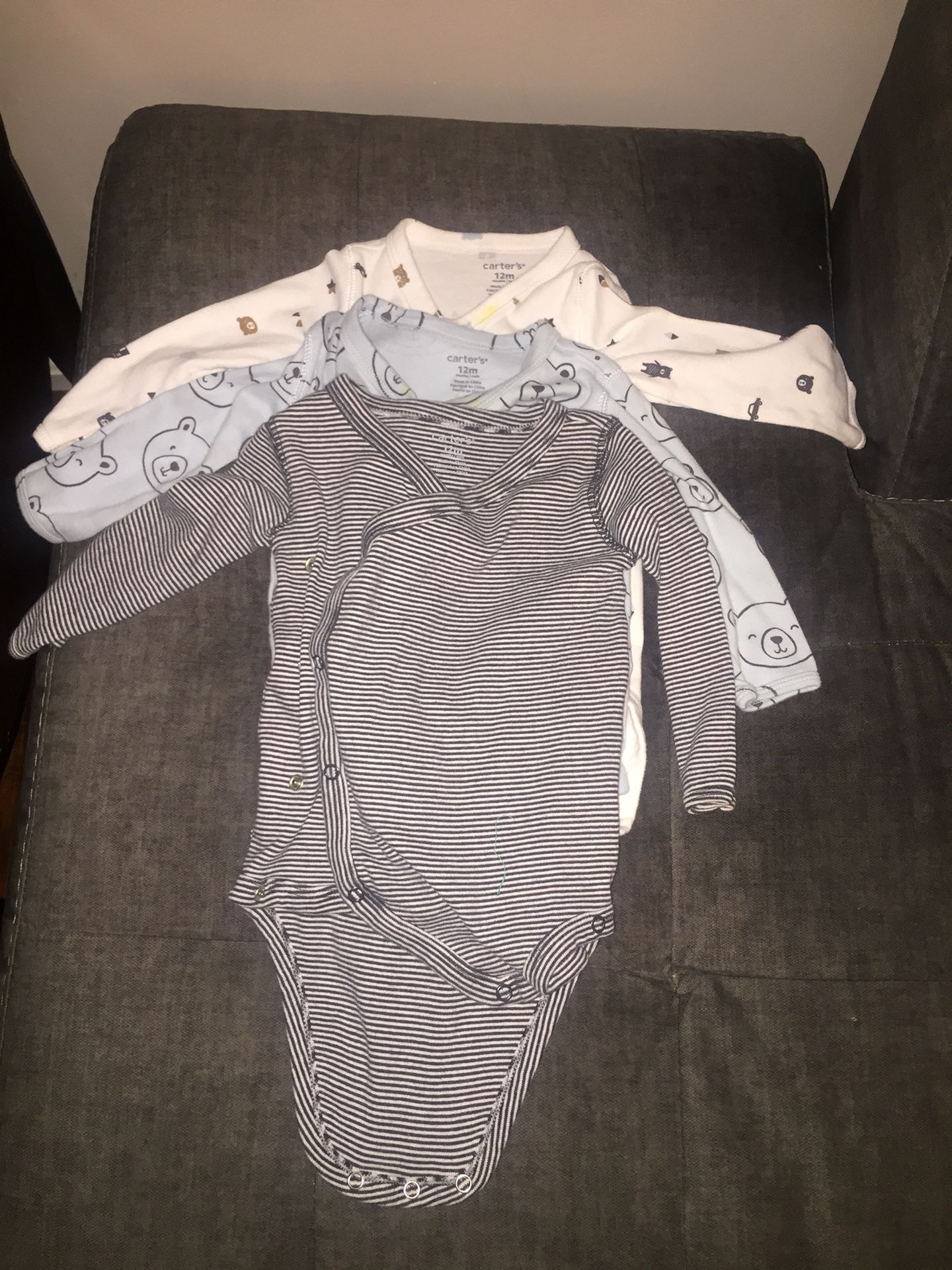 12 months boys onesies longsleeve