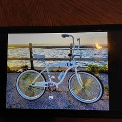 Limited Edition Miller Lite Beach Cruiser Bike Customized New  (Read Description)
