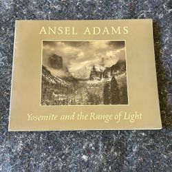 Ansel Adams Photography Book, Yosemite and the Range of Light 