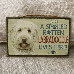 LABRADOODLE - DOG SIGN