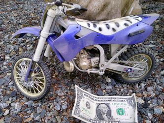 Collectable dirt bike. So cool!! Just like the real thing. $30