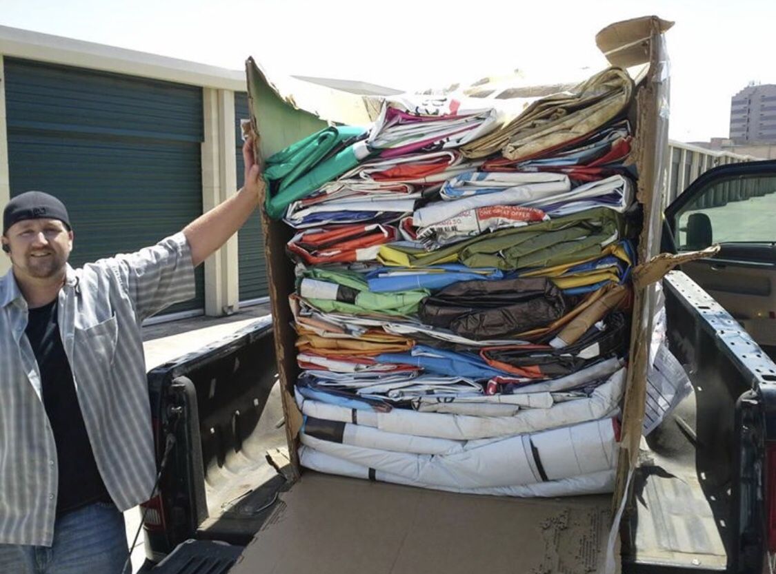 💥Repurposed Billboards - Tarps, Pond Liners, DIY Canopy, DIY Ez-Up, Redneck Slip N Slide