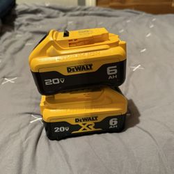 Batteries Dewalt 6 Ah 