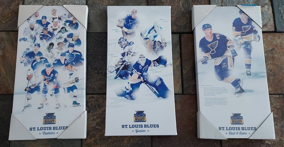 3 PC STL Blues Memorabilia