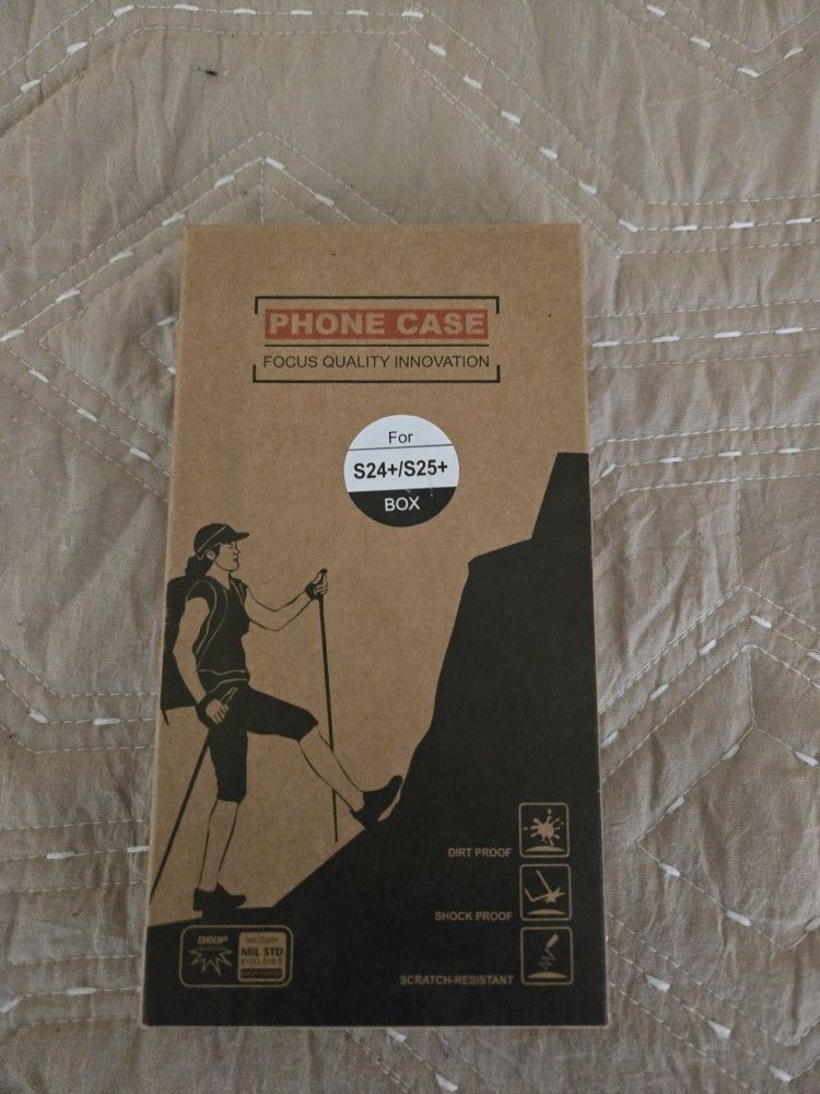 S24+ or S25+ Galaxy Phone Cover - New.