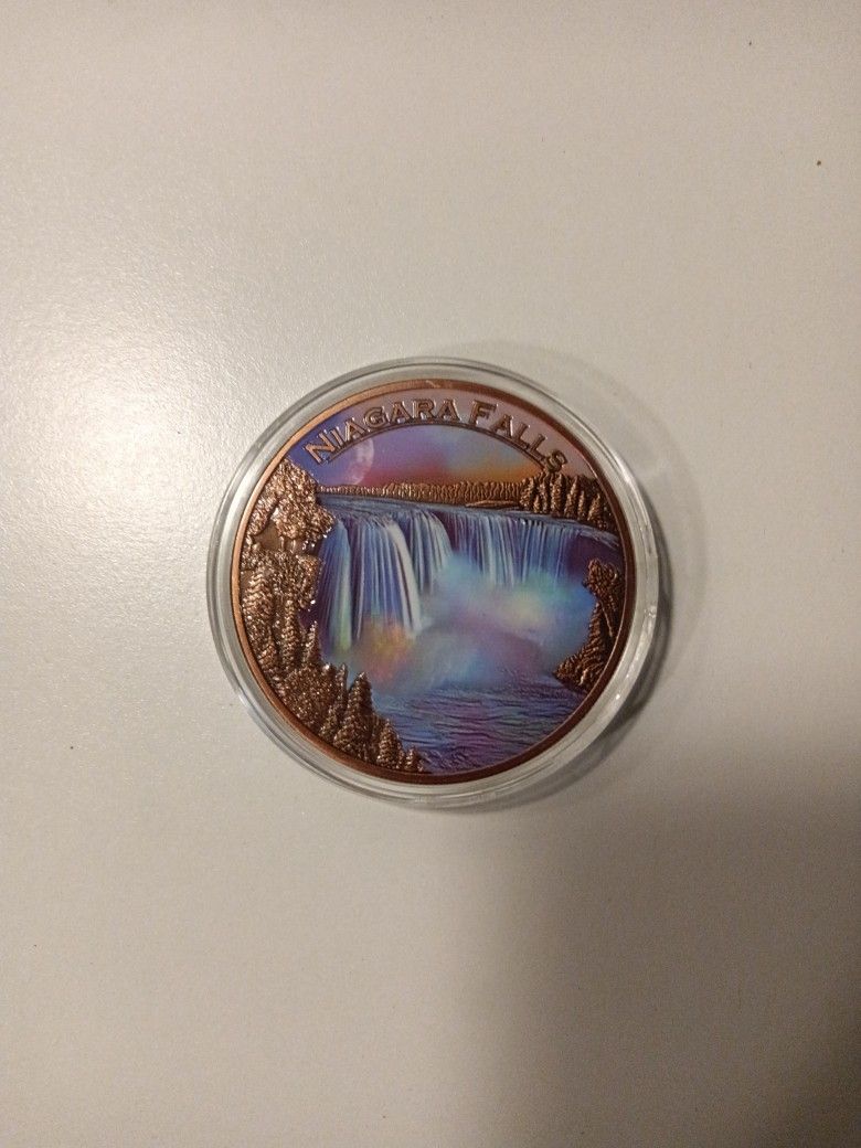 5 Oz Niagara Falls Copper Round