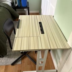 Mobile Desk And Chair