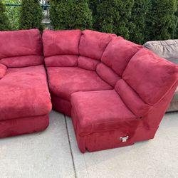 2 Couches And 1 Rocking Chair