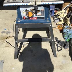 RYOBI  10 inch table saw  Works Perfect Excellent Condition