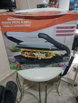 Panini press and grill