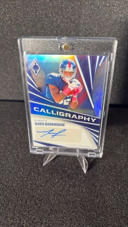  Super Bowl Champ Mario Manningham Autograph Card