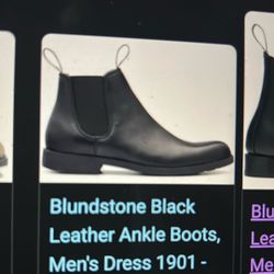 Blundstone Black Ankle Boot