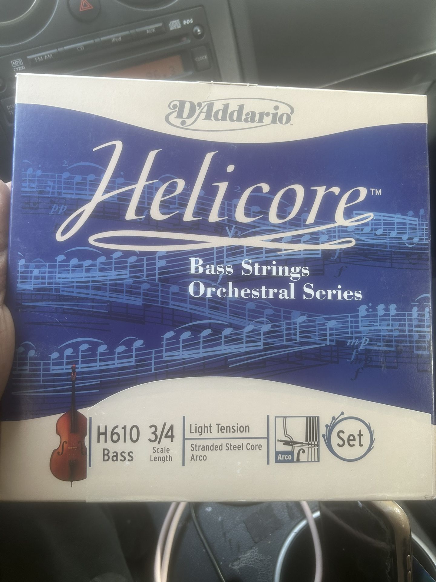 D'Addario Helicore Orchestral Bass Strings