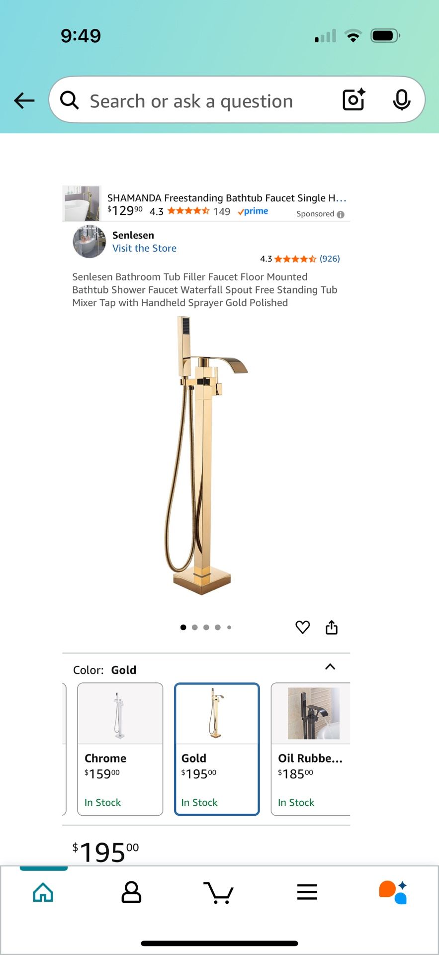 Bathtub Faucet
