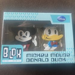 Mickey Mouse and Donald Duck Funko Blox 