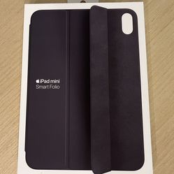 Genuine Apple Smart Folio for iPad mini (A17 Pro & 6th Gen) - Charcoal Gray Case