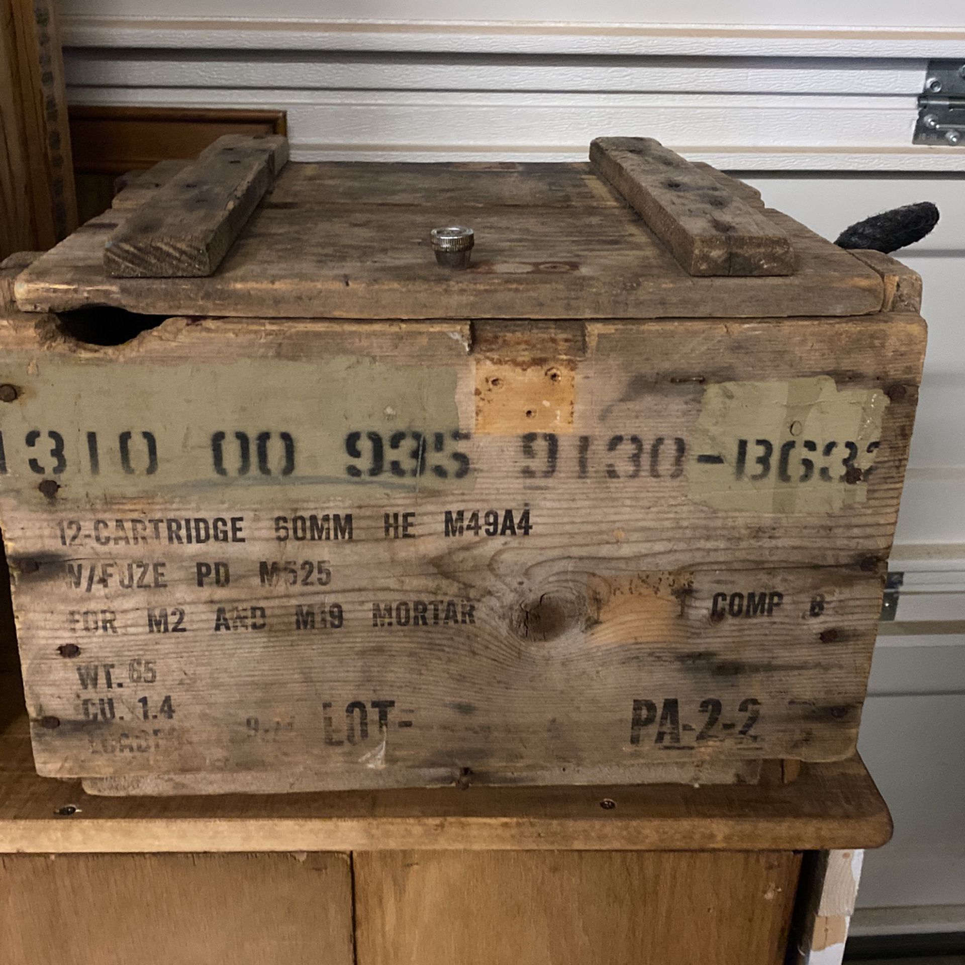 Old Military Ammo Box