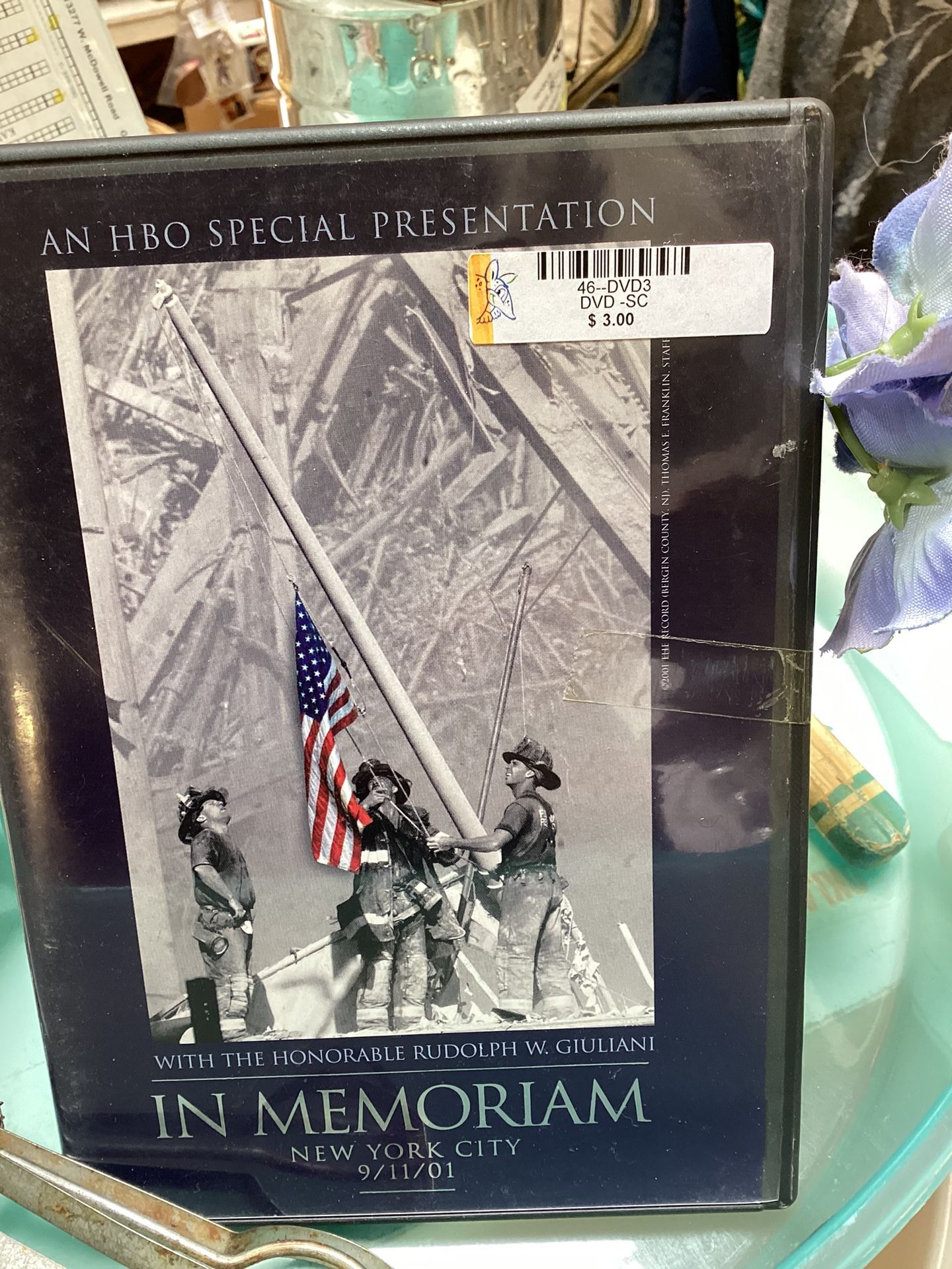 9/11/01 In Memoriam DVD HBO Special