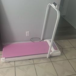 Pink treadmill