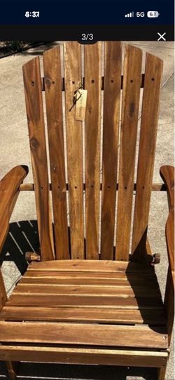 Wood Lawn Chair. S.W.Arl