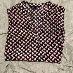 Size S Sleeveless Tommy Hilfiger Dress Shirt