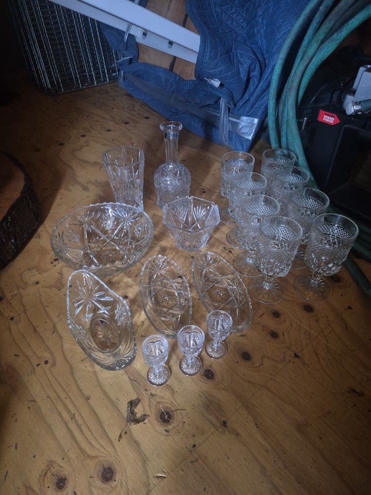 Need Gone!! Half Price Anchor Hocking Vintage Crystal