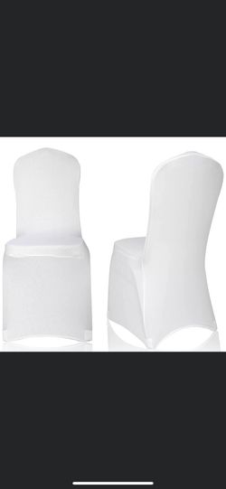 White chair covers