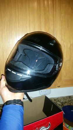 New motorcycle Helmet.
