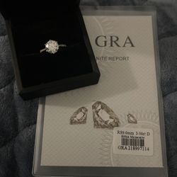 Moissanite 3ct. Ring 