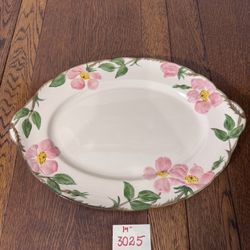 Franciscana Desert Rose VINTAGE platter 14 inch 1949 through 1953