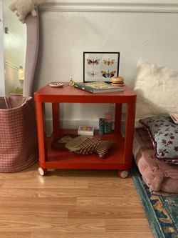 IKEA rolling side table