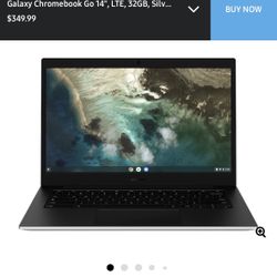 Galaxy Chromebook Go 14", LTE, 32GB, Silver (Verizon)