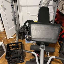 Workout Bench With Squat Rack